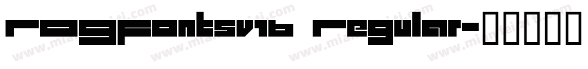 ROGFontsv16 Regular字体转换